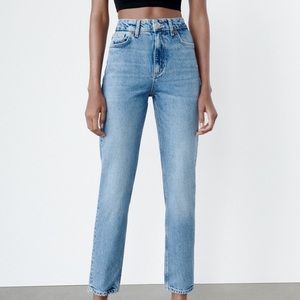 Zara High Rise Slim Jeans